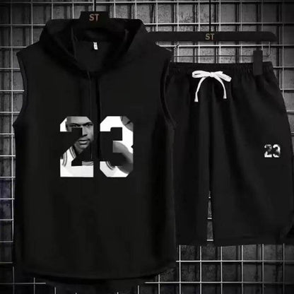 Buy Center Men's Summer Two Piece Set - Casual T-Shirt & Shorts - Buy Center UK