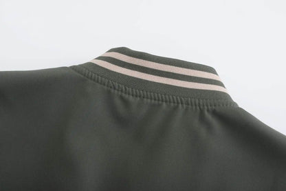 Buy Center Men's Color Contrasting Baseball Jacket - Casual Spring/Fall - Buy Center UK