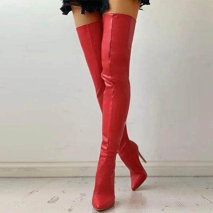 Sexy High Heels Over The Knee Boots - Stylish Thigh High Women's Shoes - Buy Center UK