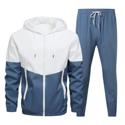 Buy Center 2025 Men's Hooded Tracksuit - Waterproof Casual Set - Buy Center UK