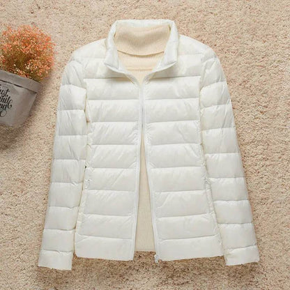 Buy Center Women's Down Jacket - Lightweight Hooded Parka for Winter - Buy Center UK