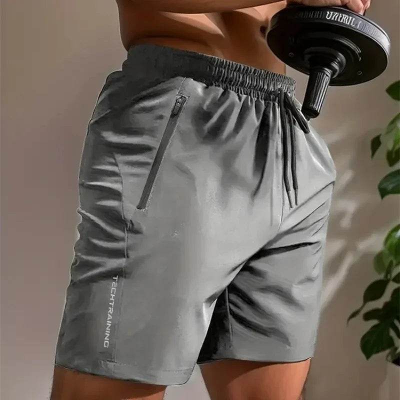 UETEEY Men's Summer Gym Shorts - Breathable, Quick-Drying Workout Pants - Buy Center UK