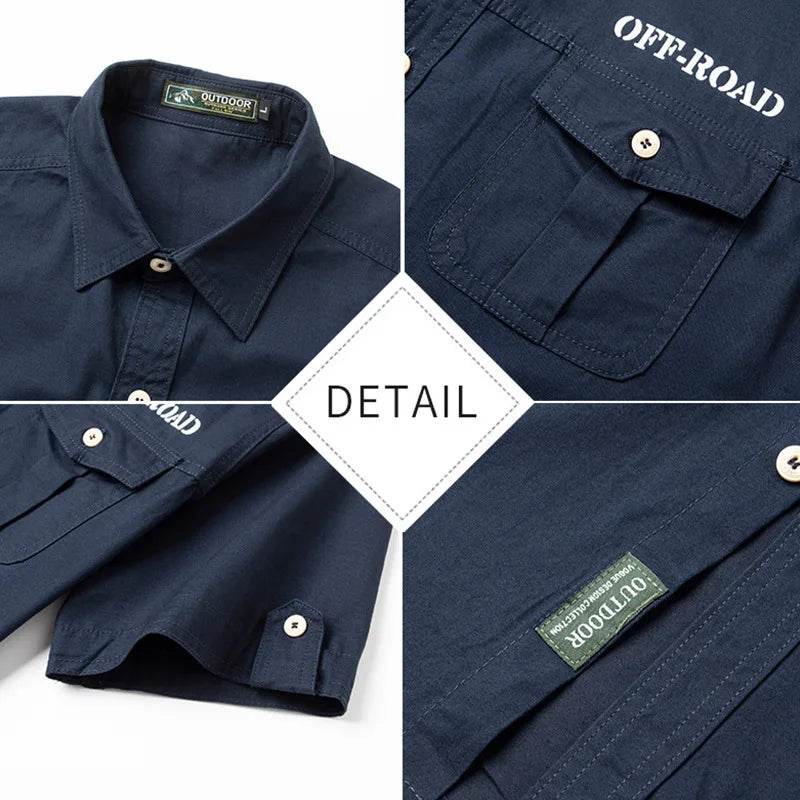 Buy Center Army Green Men's Casual Shirt - Breathable Cotton Style - Buy Center UK