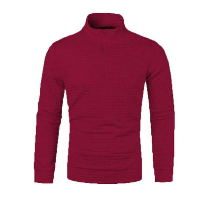 Buy Center Autumn Half Zipper Sweater - Casual Pullover for Men - Buy Center UK