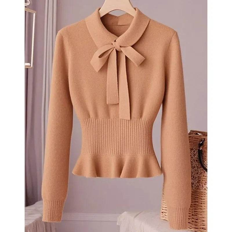 Buy Center Women's Korean Knitting Jumper - Comfortable Loose Pullover - Buy Center UK