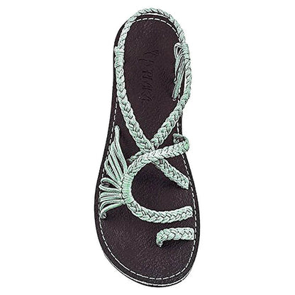 Buy Center Women's Strappy Braided Sandals - Comfortable Summer Style - Buy Center UK