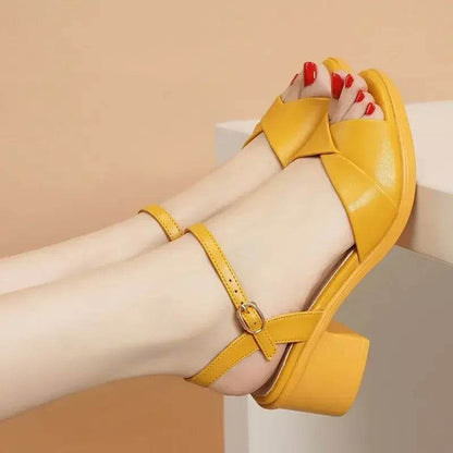 Buy Center Women's Rhinestone Platform Sandals - Plus Size 35-43 - Buy Center UK