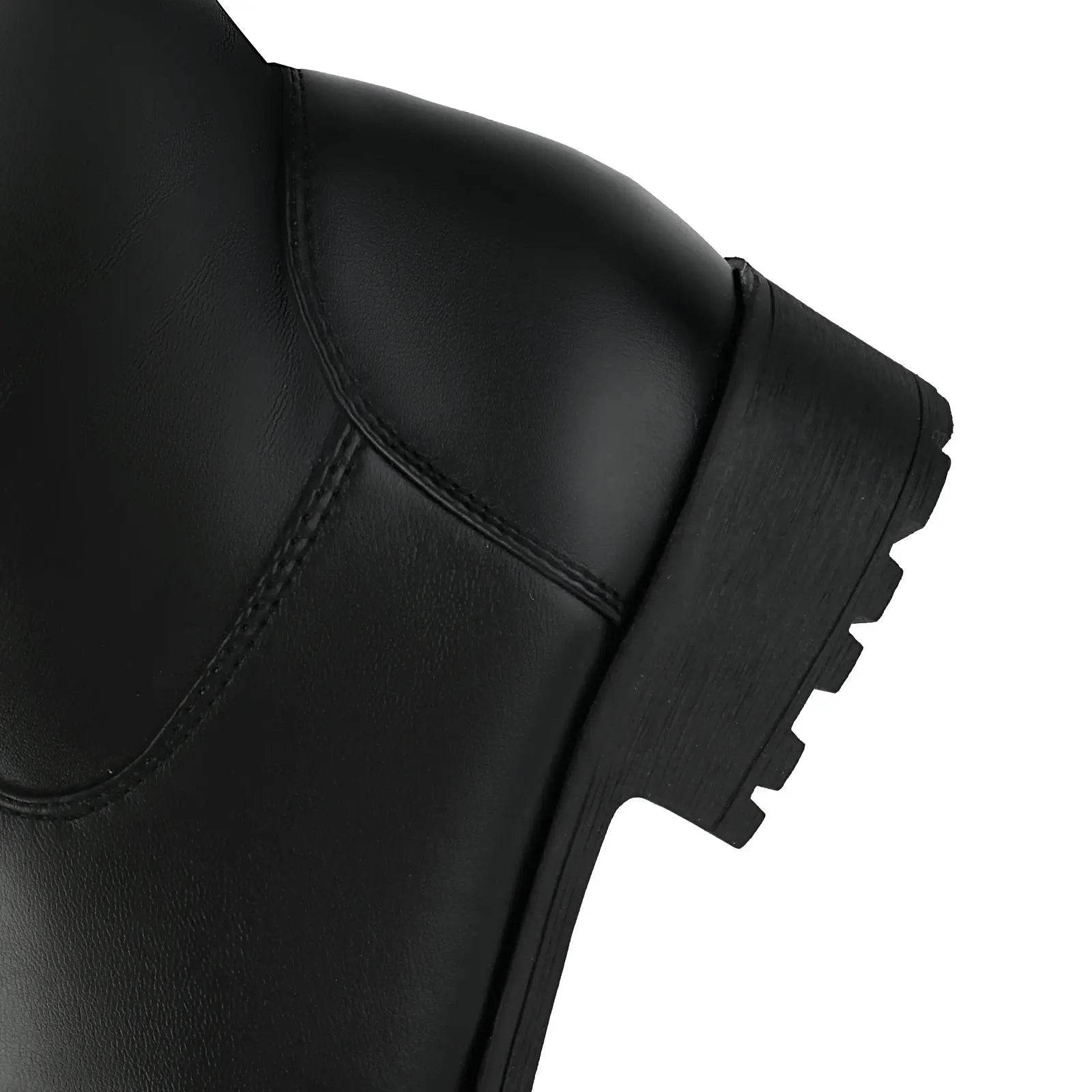 Buy Center Plus Size Thigh High Boots - Comfy Black & White Styles - Buy Center UK