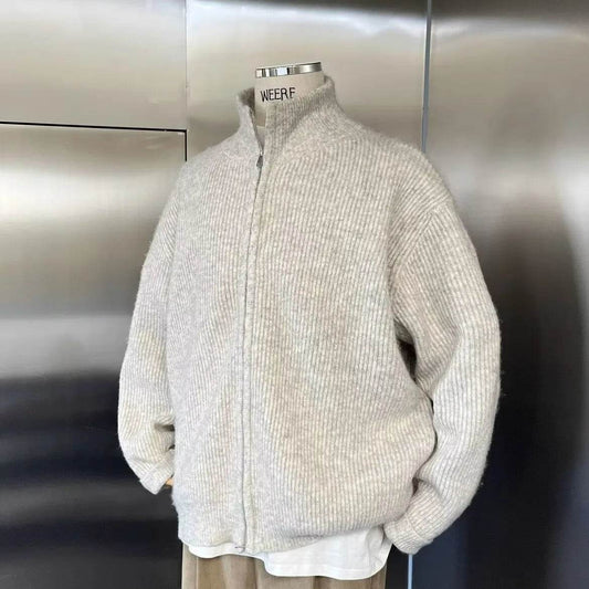 Buy Center Men's Autumn Cardigan - Trendy Korean Knitwear Sweater - Buy Center UK