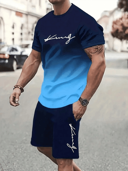 Buy Center 2025 Men's Casual Summer Suit - Textured Two-Piece Set - Buy Center UK