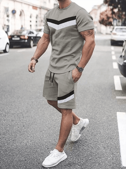 Buy Center 2025 Men's Casual Summer Suit - Textured Two-Piece Set - Buy Center UK