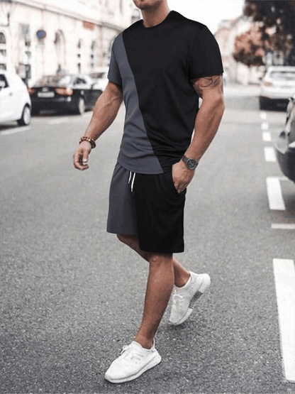 Buy Center 2025 Men's Casual Summer Suit - Textured Two-Piece Set - Buy Center UK