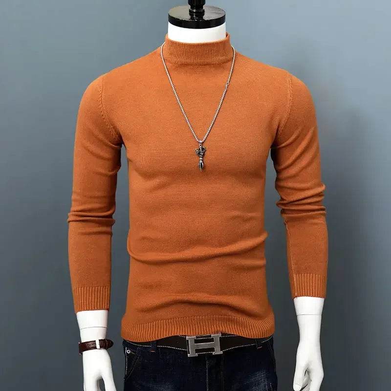 Buy Center Men’s Cashmere Half Turtleneck Sweater - Warm & Stylish - Buy Center UK