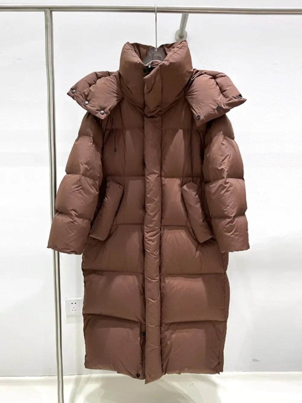 Buy Center Women's White Duck Down Coat - Warm & Stylish Puffer Jacket - Buy Center UK