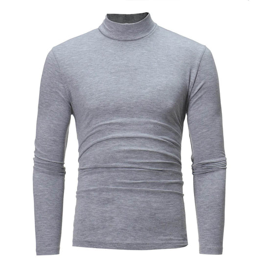 Buy Center Men's Slim Fit Long-Sleeved Turtleneck Sweater for Winter - Buy Center UK