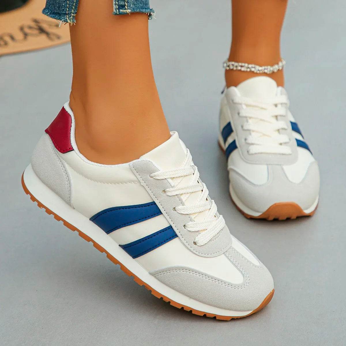 Women's Breathable Lightweight Sport Shoes - Casual Running Sneakers - Buy Center UK