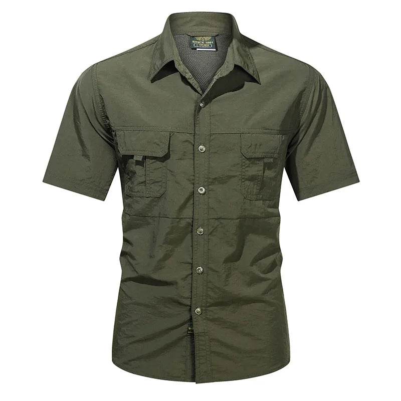 Buy Center Men’s Breathable Jogger Shirts - Quick Dry & Multi-Pockets - Buy Center UK