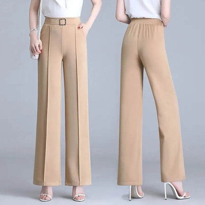 Buy Center High Waist Wide Leg Pants - Casual & Fashionable Trousers - Buy Center UK