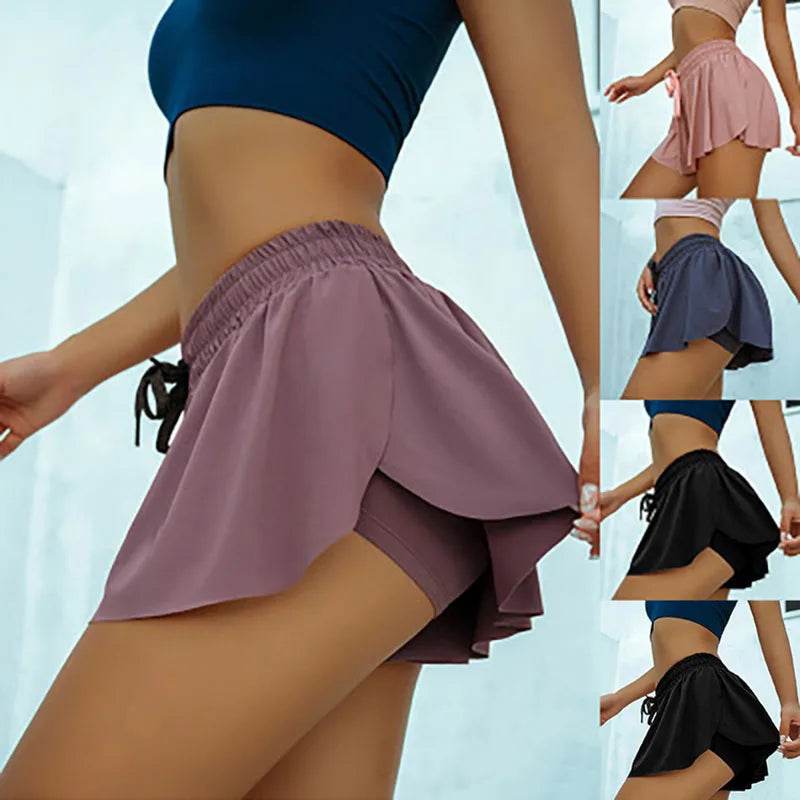 Buy Center Women’s High Waist Summer Shorts - Quick Dry, Sporty Style - Buy Center UK