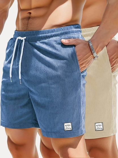 Buy Center Men's Summer Casual Shorts - Breathable Elastic Waist Design - Buy Center UK