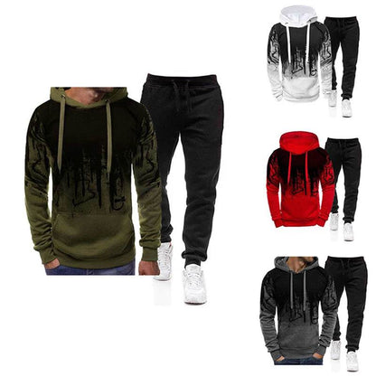 Buy Center Men's 2Pcs Sweatshirt & Tracksuit - Casual Fitness Set - Buy Center UK