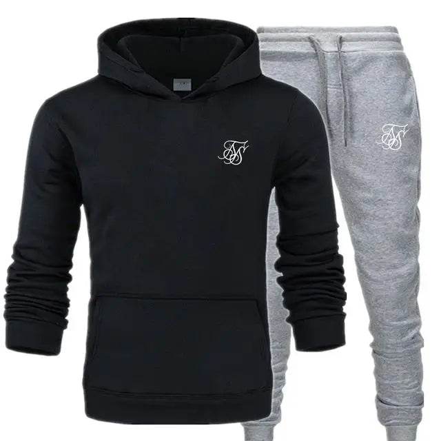 Sik Silk Men’s Tracksuit - Stylish Sweatshirt & Sweatpants Set - Buy Center UK