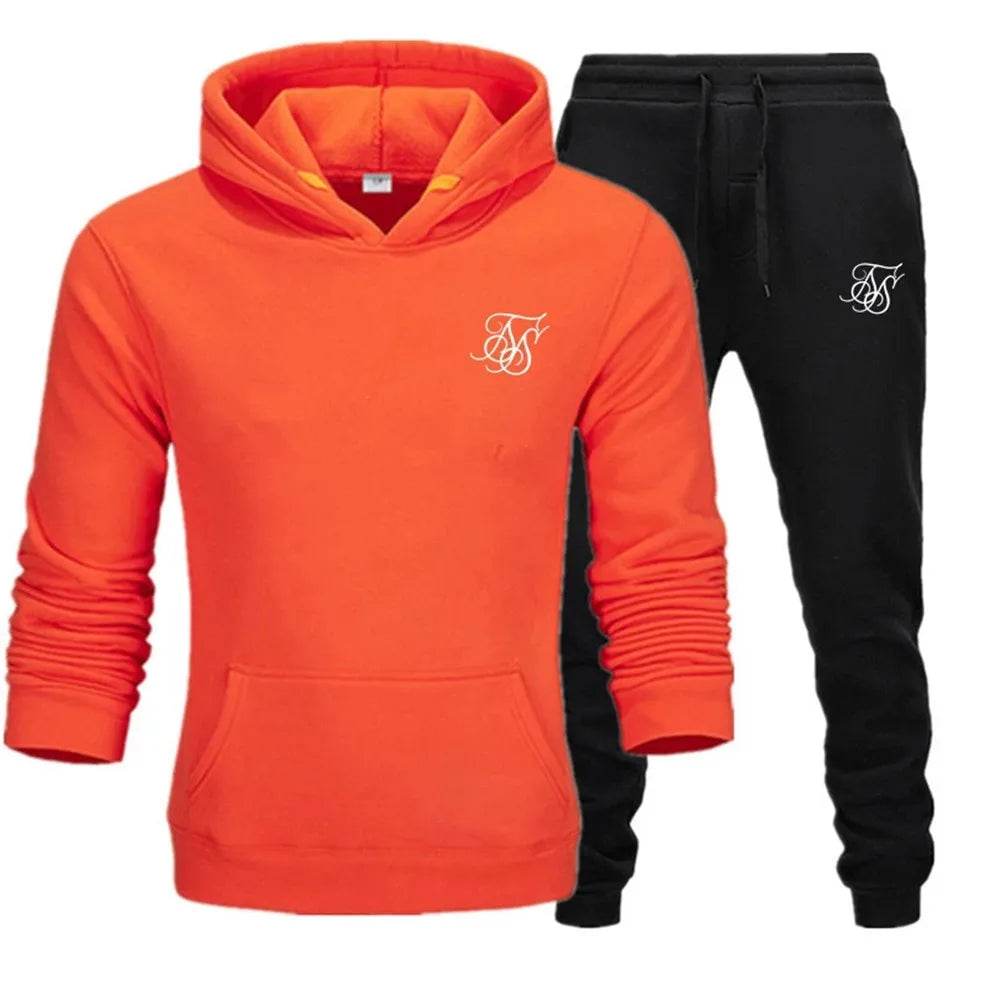 Sik Silk Men’s Tracksuit - Stylish Sweatshirt & Sweatpants Set - Buy Center UK
