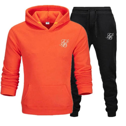 Sik Silk Men’s Tracksuit - Stylish Sweatshirt & Sweatpants Set - Buy Center UK