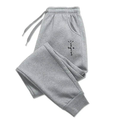 Buy Center Letter Printed Jogger Pants - Comfortable & Stylish Fitness Wear - Buy Center UK