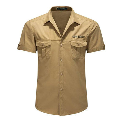 Buy Center Army Green Men's Casual Shirt - Breathable Cotton Style - Buy Center UK