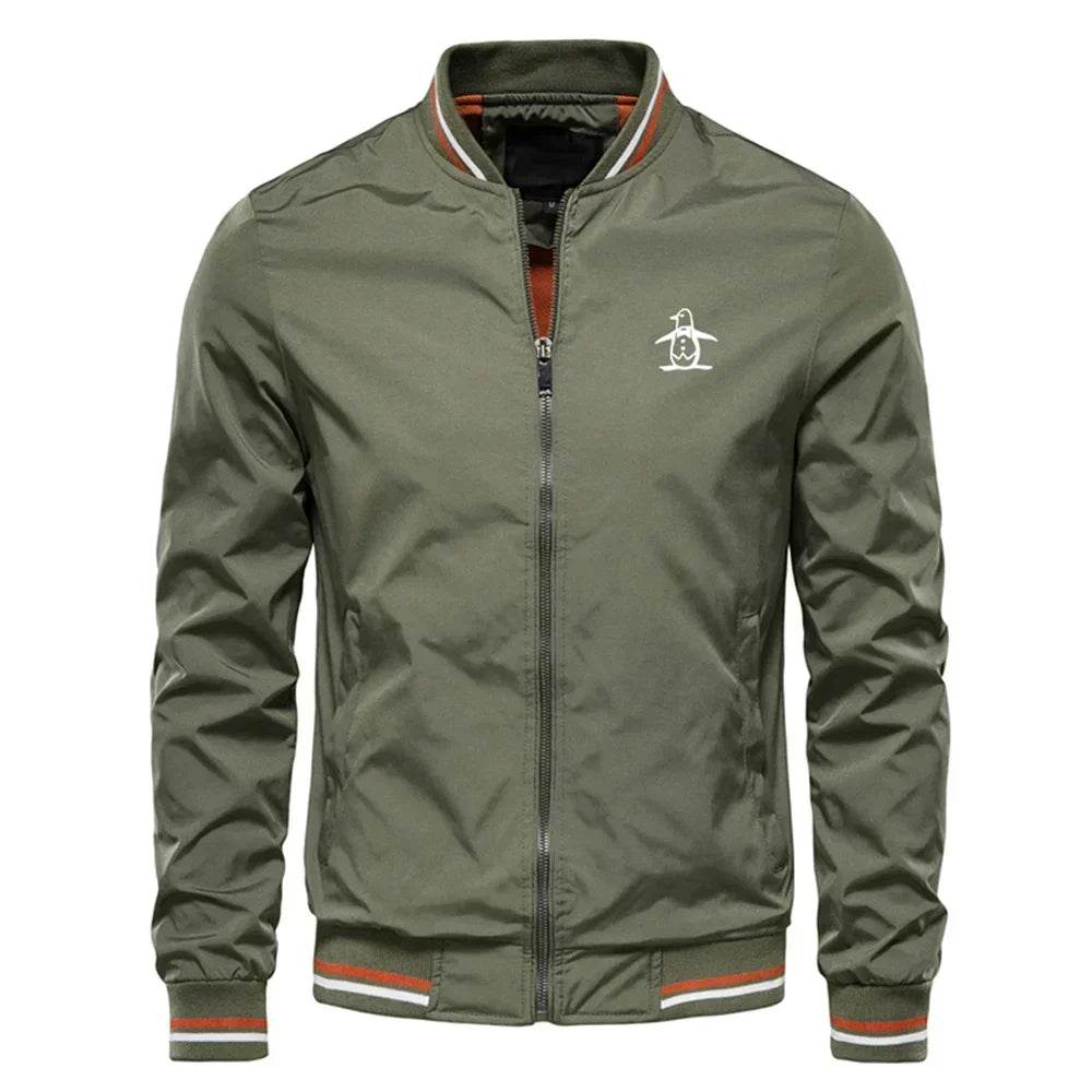 New Korean Men's Stand Up Collar Jacket - Stylish Zipper Sportswear - Buy Center UK