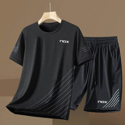 Buy Center Men's Tennis Sportswear - Summer T-shirt & Shorts Set - Buy Center UK