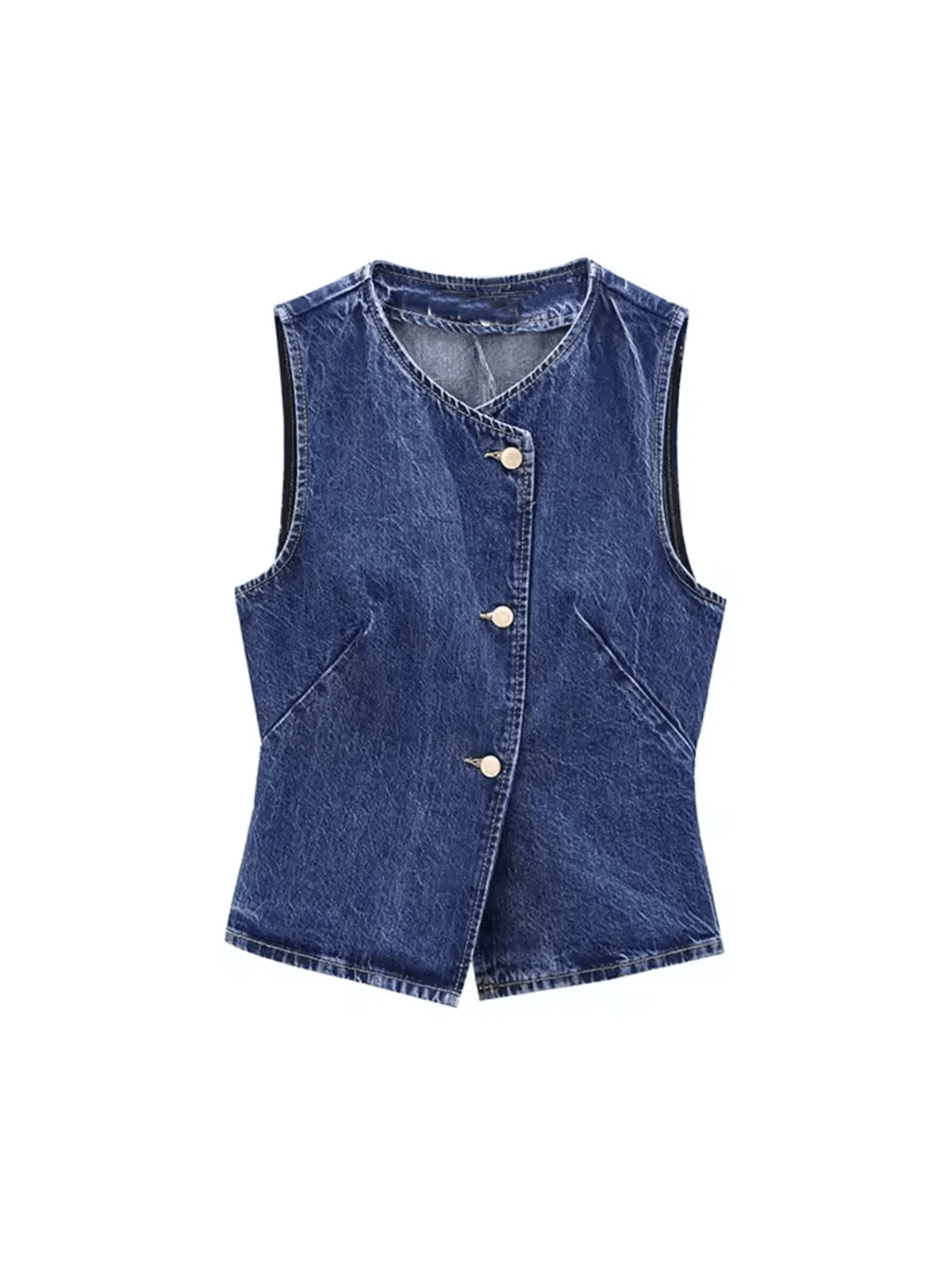 Buy Center Women Jeans 2 Piece Set - Chic Vest & Wide Leg Pants - Buy Center UK