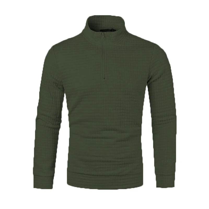 Buy Center Autumn Half Zipper Sweater - Casual Pullover for Men - Buy Center UK