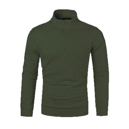 Buy Center Autumn Half Zipper Sweater - Casual Pullover for Men - Buy Center UK
