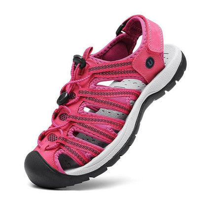 SENLONGBAO Women's Summer Leather Sandals - Comfortable Gladiator Design - Buy Center UK