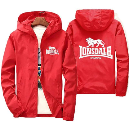 Buy Center Men's Lion Logo Windproof Jacket - Stylish Cycling Suit - Buy Center UK