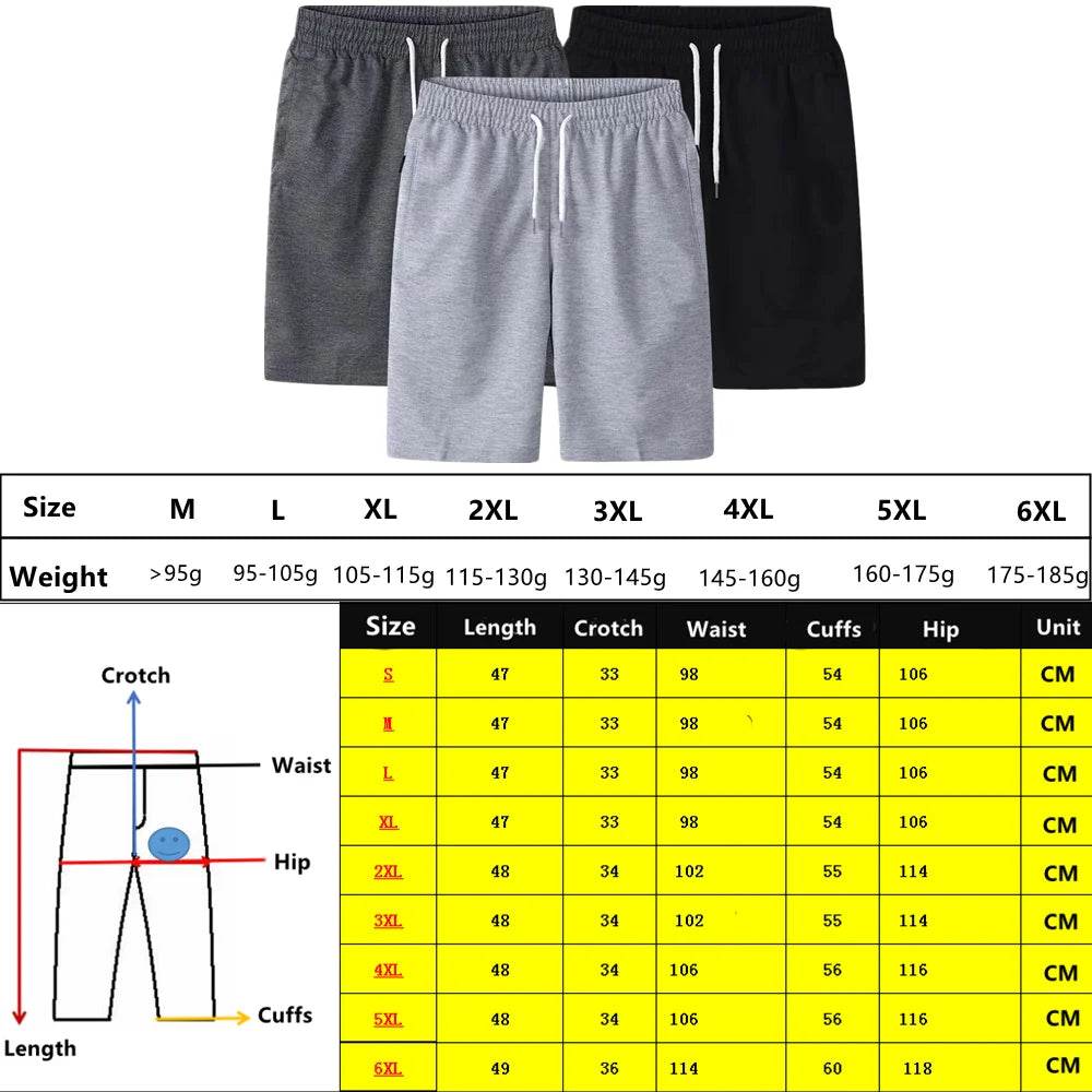Buy Center Men's Summer Casual Shorts - Breathable Cotton for Comfort - Buy Center UK