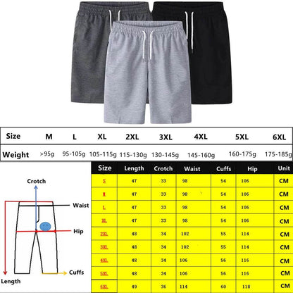 Buy Center Men's Summer Casual Shorts - Breathable Cotton for Comfort - Buy Center UK