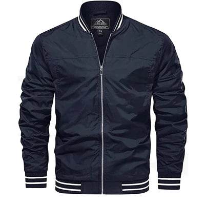 Buy Center Men's Bomber Jacket - Casual Spring Autumn Windbreaker - Buy Center UK