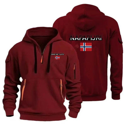 Buy Center Vintage Oversized Cotton Hoodie - Men's Pullover Fashion - Buy Center UK