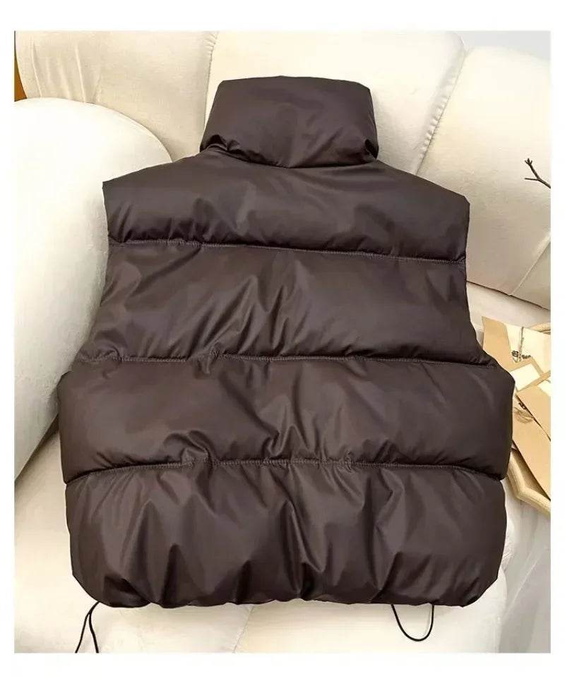 2024 Autumn Winter Puffer Vest - Ladies Sleeveless Down Waistcoat - Buy Center UK