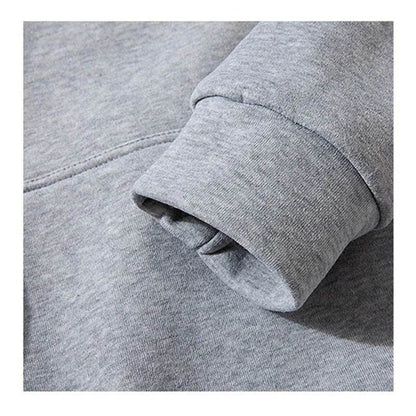 Buy Center Men's Solid Color Tracksuit - High-Quality Hoodie & Jogger - Buy Center UK