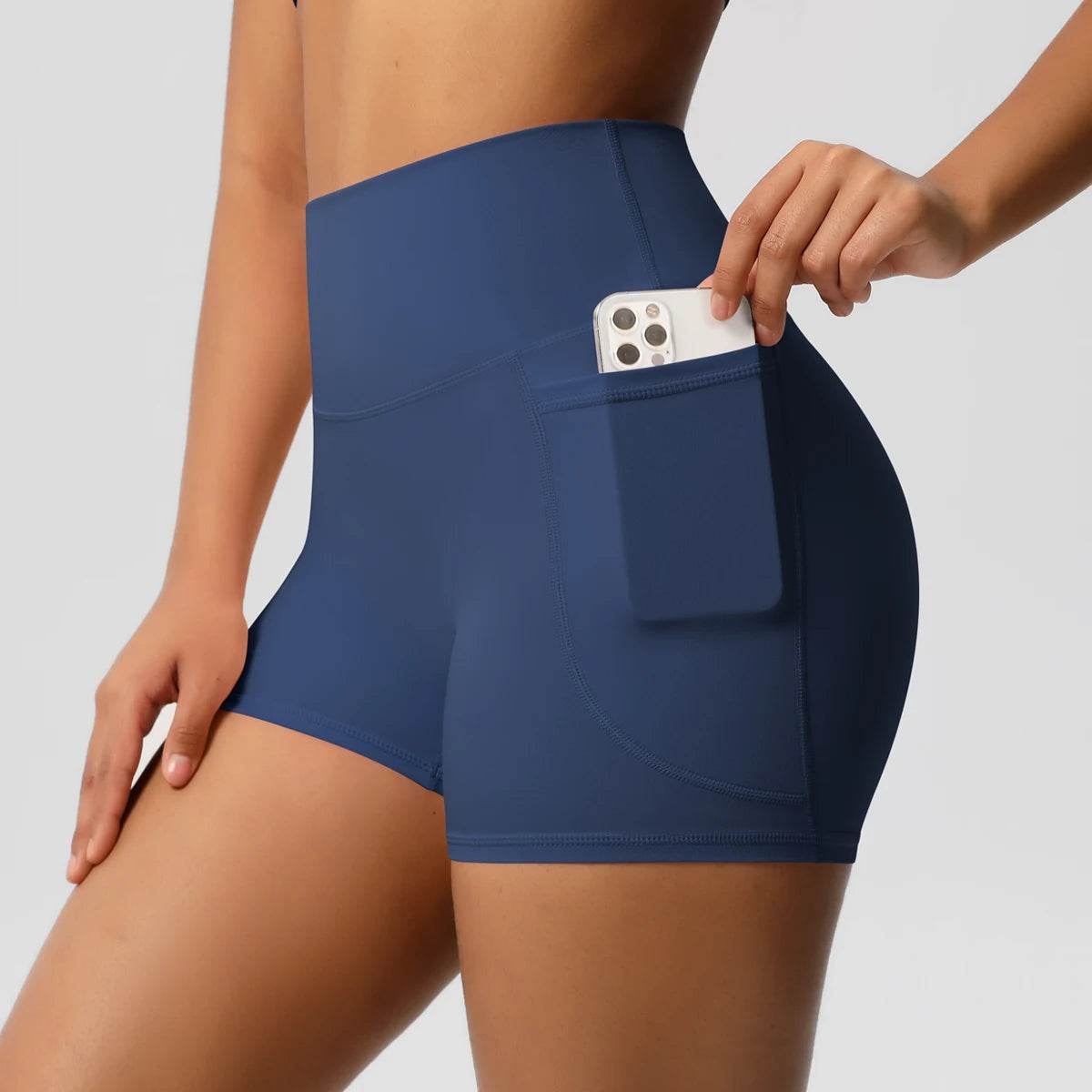 Buy Center Women's Nylon Tummy Lifting Shorts - Gym & Outdoor Ready - Buy Center UK