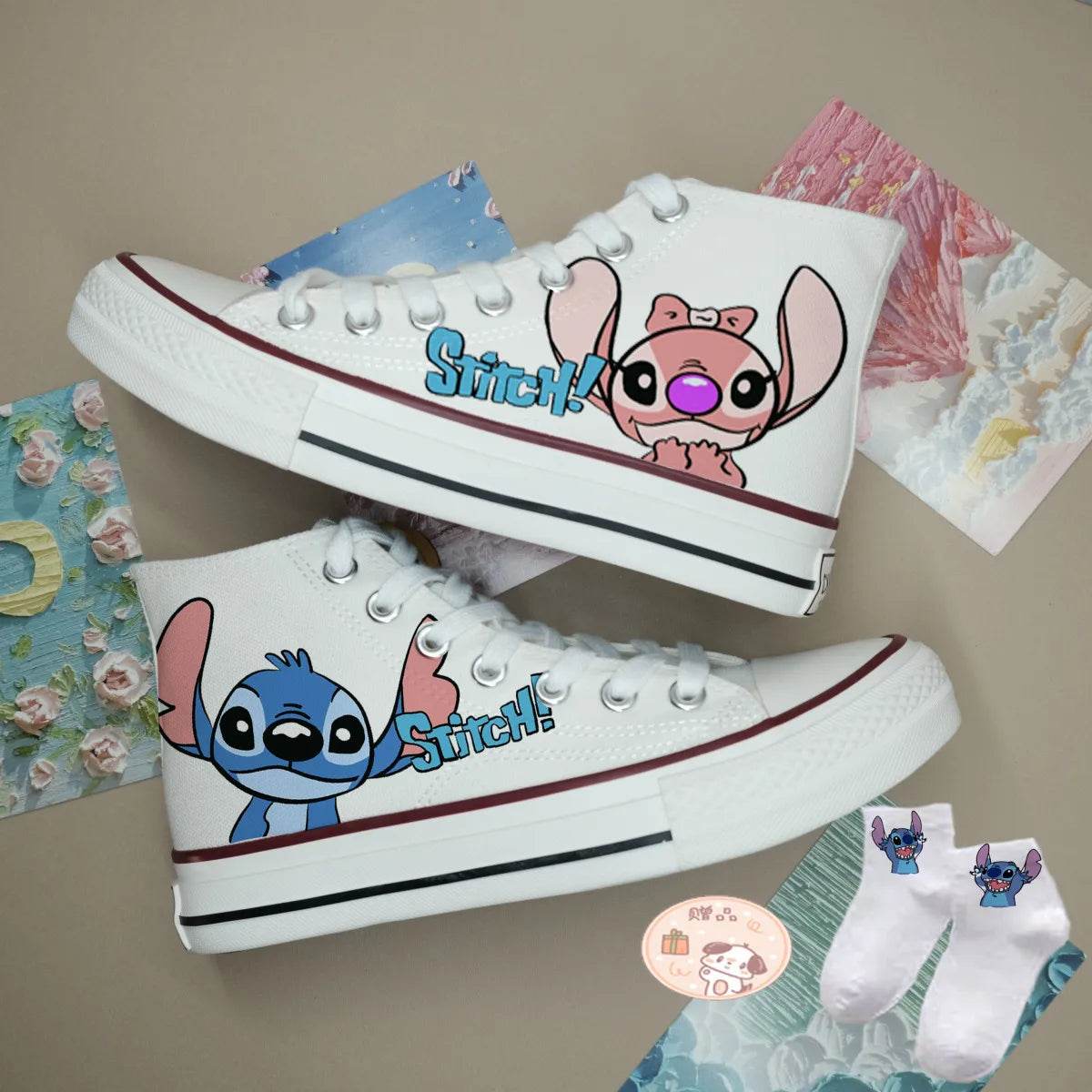 Buy Center Disney Stitch Lotso Cartoon Canvas Sneakers - Unisex Style - Buy Center UK