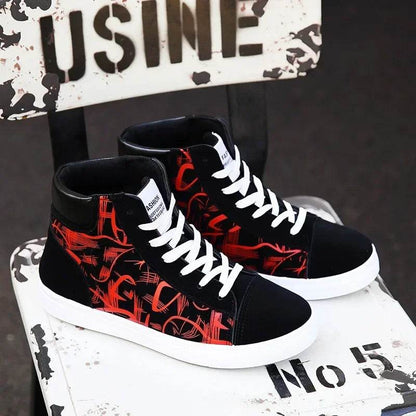 Buy Center High Top Canvas Shoes - Stylish Casual Sneakers for Men - Buy Center UK