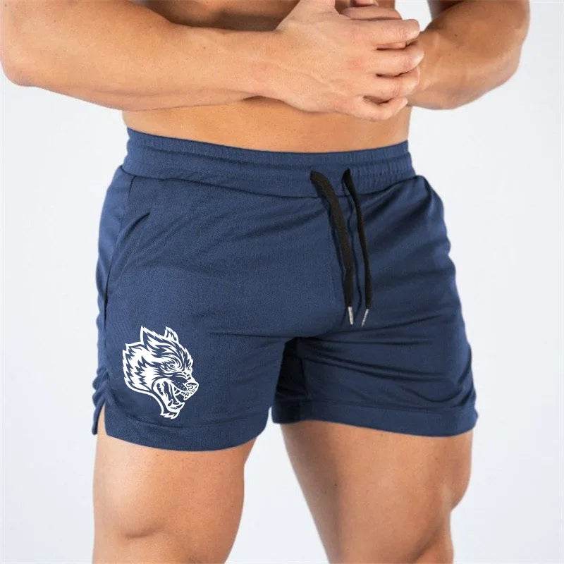 Buy Center 2025 Wolf Logo Quick Dry Athletic Shorts for Men - Buy Center UK