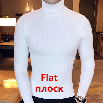 Buy Center Winter High Neck Sweater for Men - Slim Fit Turtleneck - Buy Center UK