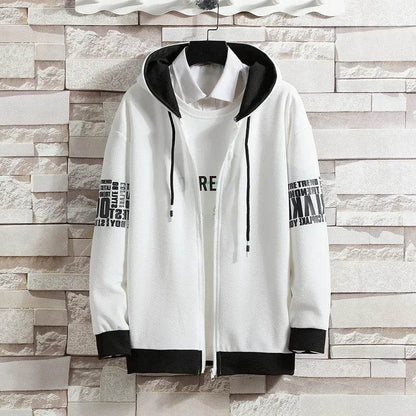 Buy Center Casual Men's Sport Suit - Stylish Hooded Cardigan Set - Buy Center UK