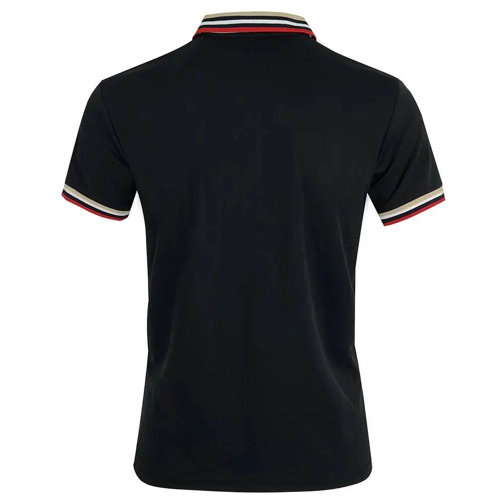 Buy Center Men’s Summer Polo Shirt - Breathable Cotton, Stylish Stripe - Buy Center UK